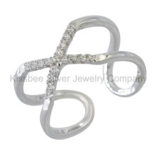 Кольцо CZ кольца ювелирных изделий стерлингового серебра 925 (KR3092)